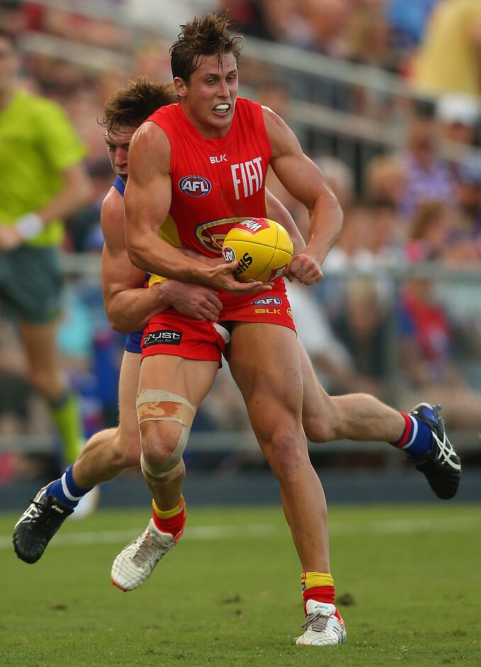 AFL 2015 Rd 15 - Western Bulldogs v Gold Coast David Swallow could miss up to half the season with bone bruising - ${keywords}